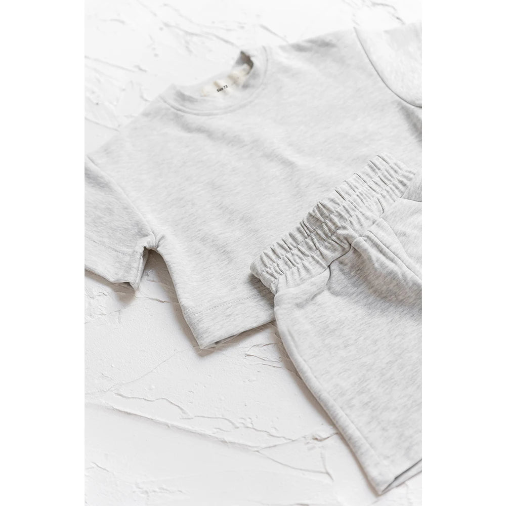 Copii mici fete și băieți, haine casual de vară, set de tricou cu mânecă scurtă, topuri și pantaloni, ținute de băieți și fete, set 2 buc