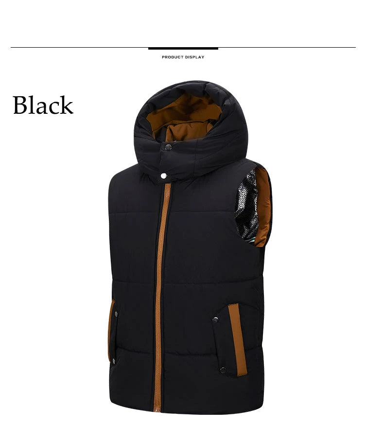 Ippolich Weste Winddicht - Kapuze, Gr. L, Polyester