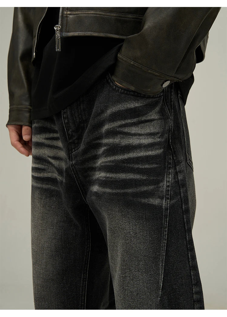 Guangdong Jeans Streetwear Stil - Shorts Denim Loose Herren