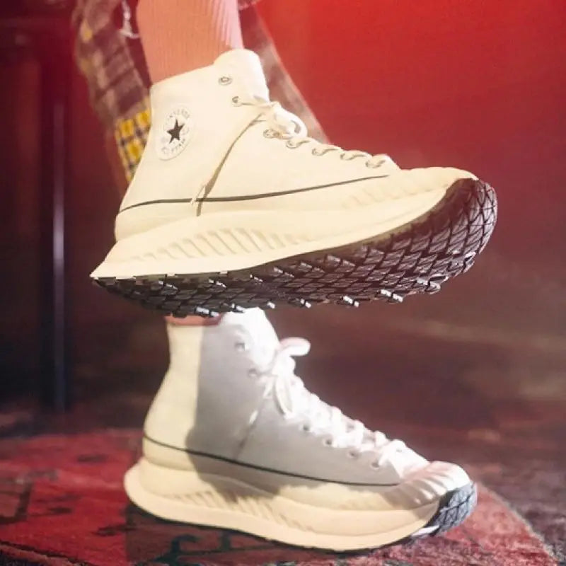 Converse Chuck 70 AT-CX Unisex Alb/Negru Low-Top - Piele din pânză, Șireturi, Talpă din cauciuc