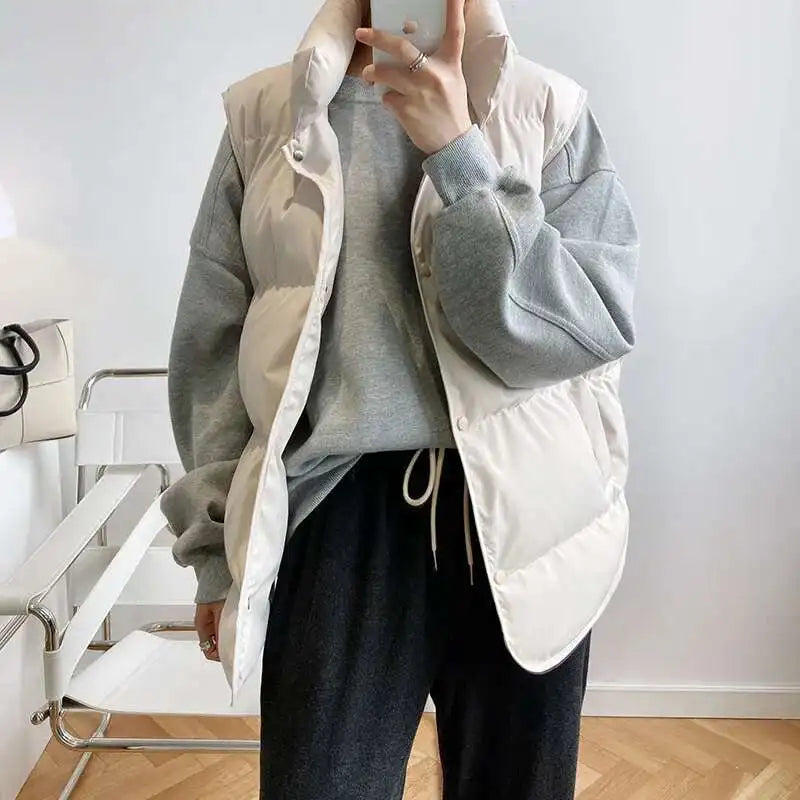 Sheng palae Mode Baumwolle Weste - Ärmellos M Baumwolle