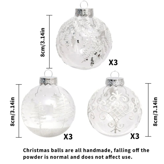 Choice SY24BA32 Bruchsichere Kunststoffkugeln - Ø8 cm, 9 Stück