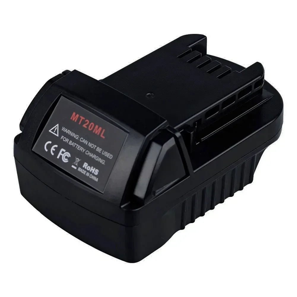 Battery Adapter for Makita MT20ML Battery Conversion Adapter Uses Makita 18V Lithium-Ion Batteries in Milwaukee 18V Power Tools