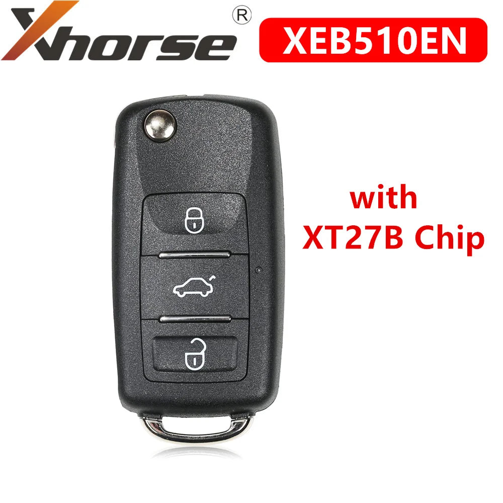 Xhorse XEB510EN For Volkswagen B5 Type Super Remote with XT27B Super Chip 5pcs/lot