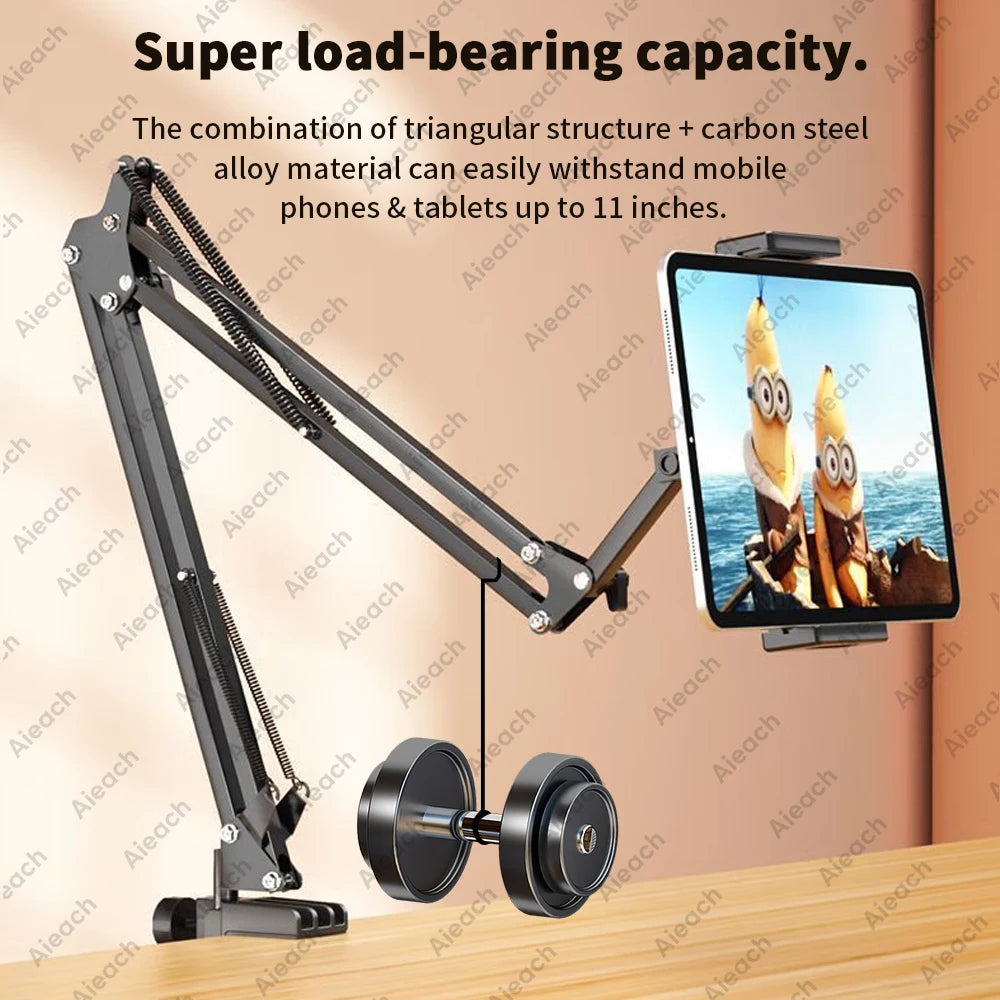 Tablet-Halterung 2025: MDNG iPad Stand Bed Holder - 360° Rotating Metal Mount Stretchable Arms Collection