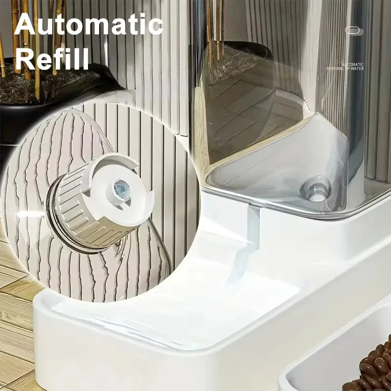 Große Kapazität Pet Feeder 2025 - Automatisch Pet Wasser Spender - Hunde Katzen Food Storage Spender Langlebig Cat Drinker Hunde Feeder