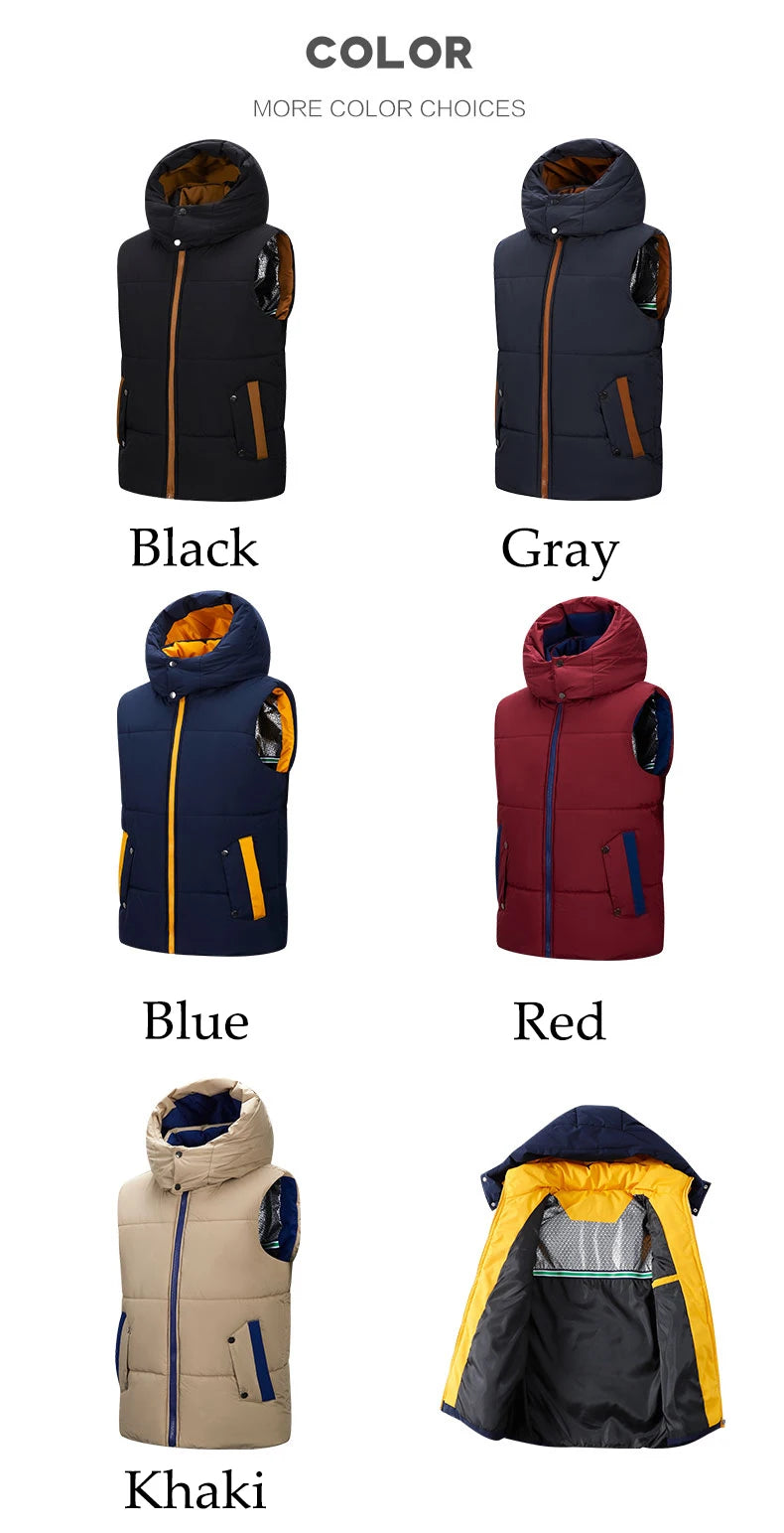 Ippolich Weste Winddicht - Kapuze, Gr. L, Polyester