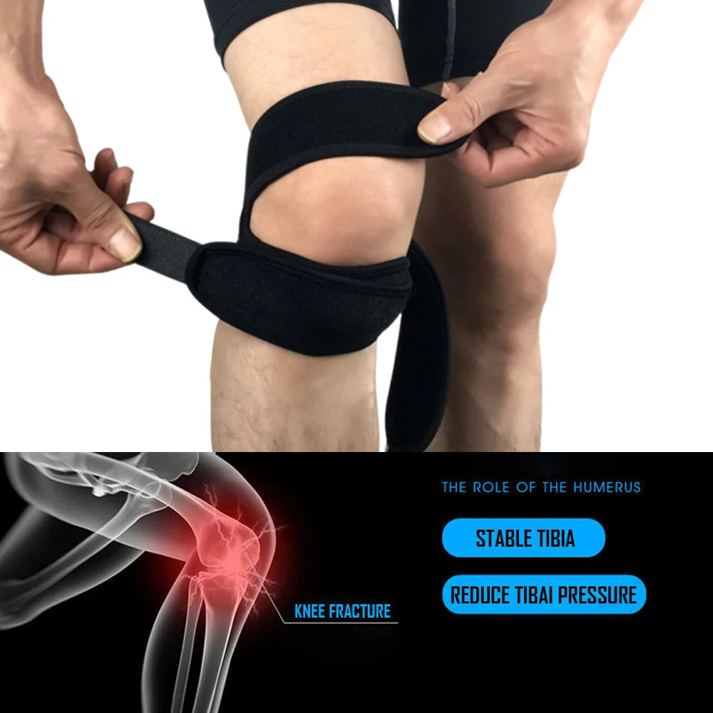 Knie-Bandage 2025: Patella-Strap 3D-Silicone - Pain Relief Collection