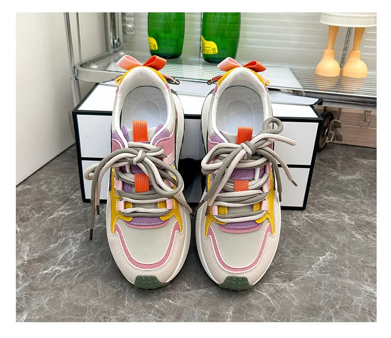 Women Sneakers Luxury Fashion High Top Women Boots Platform Casual Shoes Outdoor Running Shoes for Women Female Ladies Trainers