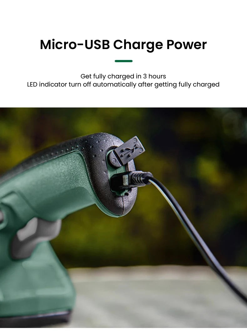 Bosch Elektrisch Hecken Trimmer 2025 - Kabellos Beschneidung Scheren Batterie - Aufladbar Scheren Hecken Schneider Gras Bonsai Strauch Garten Power Werkzeuge