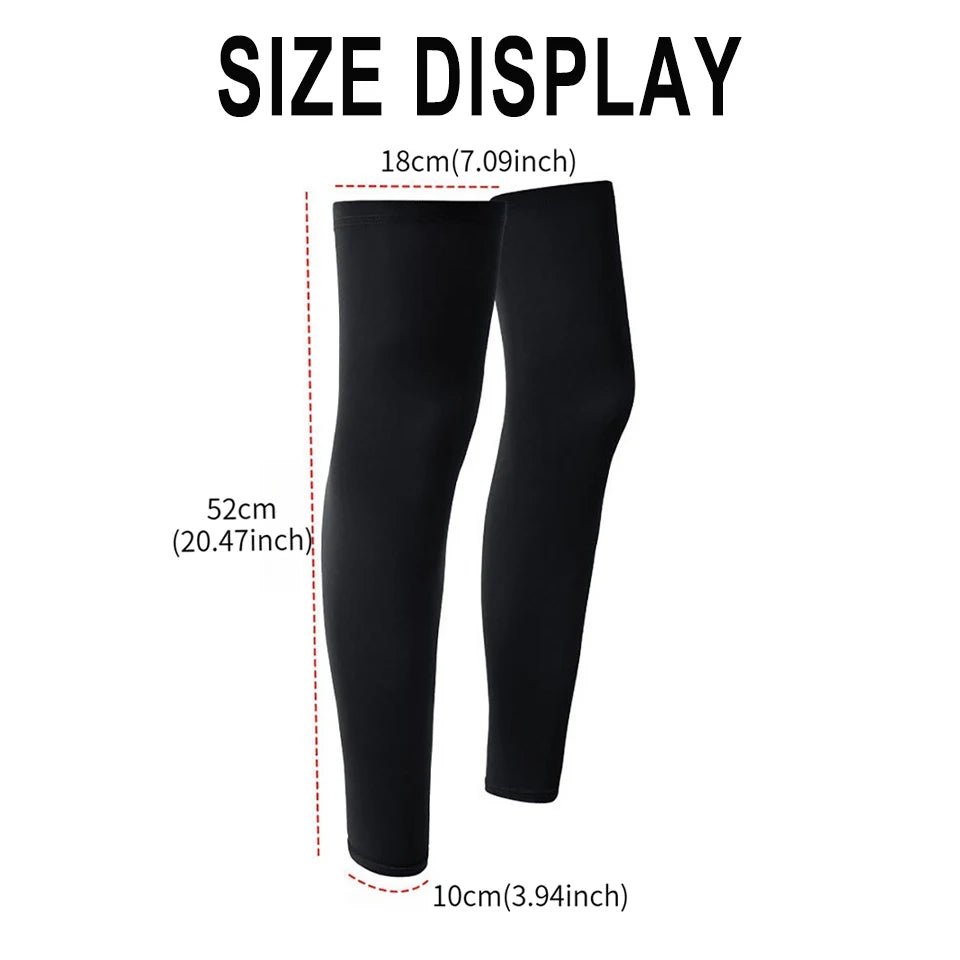 Manșoane pentru picioare 2025: GTUBIKE Ice-Silk Protecție UV - Colecția de compresie pentru ciclism