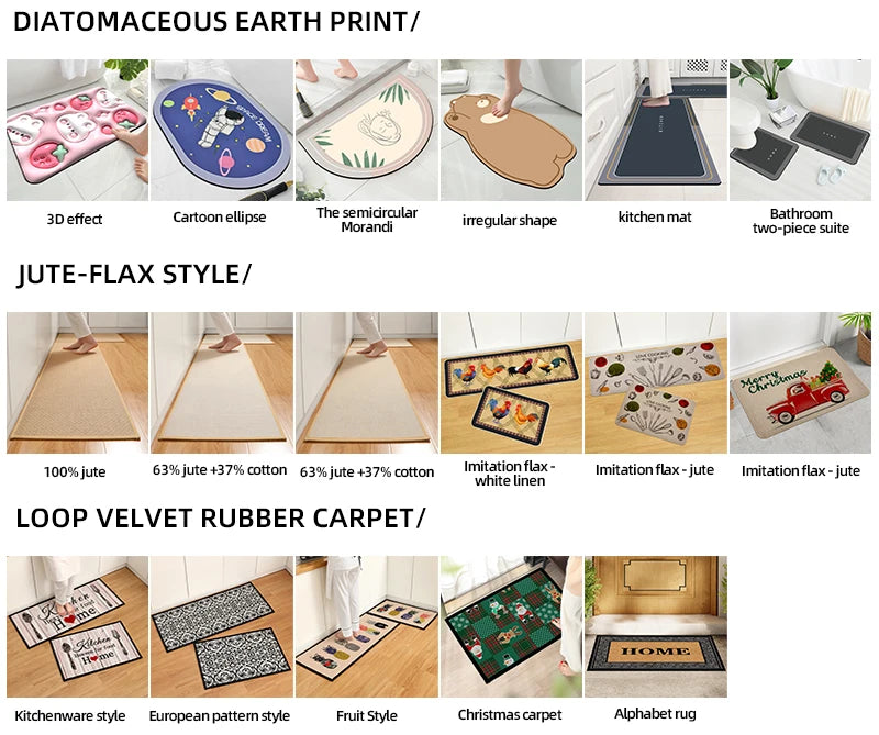 Cartoon Bedroom Carpet Home Bedside Blanket Long Strip Plush Bed Front Floor Mat Living Room Sofa Coffee Table Non-slip Foot Ma