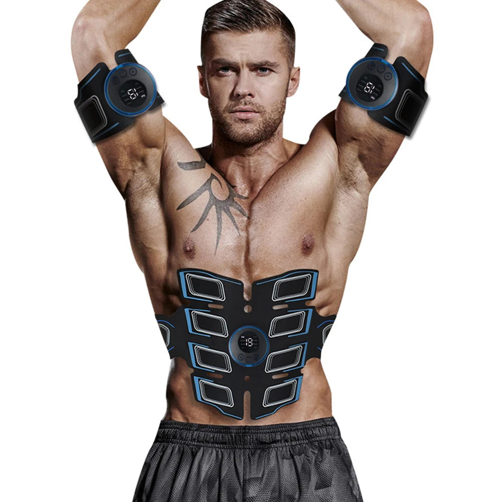 USB Aufladbar Bauchmuskel Trainer 2025 - Tragbar Bauchmuskel Massagegerät - Elektronisch Training Gürtel Übung Fitness Ausrüstung