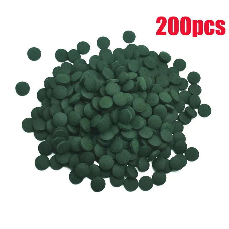 SpirulinaPro Hochreine Tabletten - 200g Volumen, 50–2000g