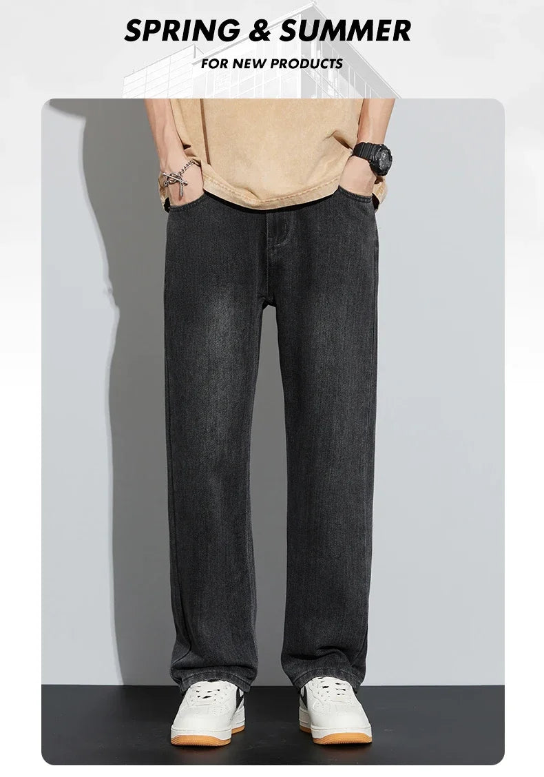 Guangdong Jeans Lockere Passform - 100% Baumwolle Weit