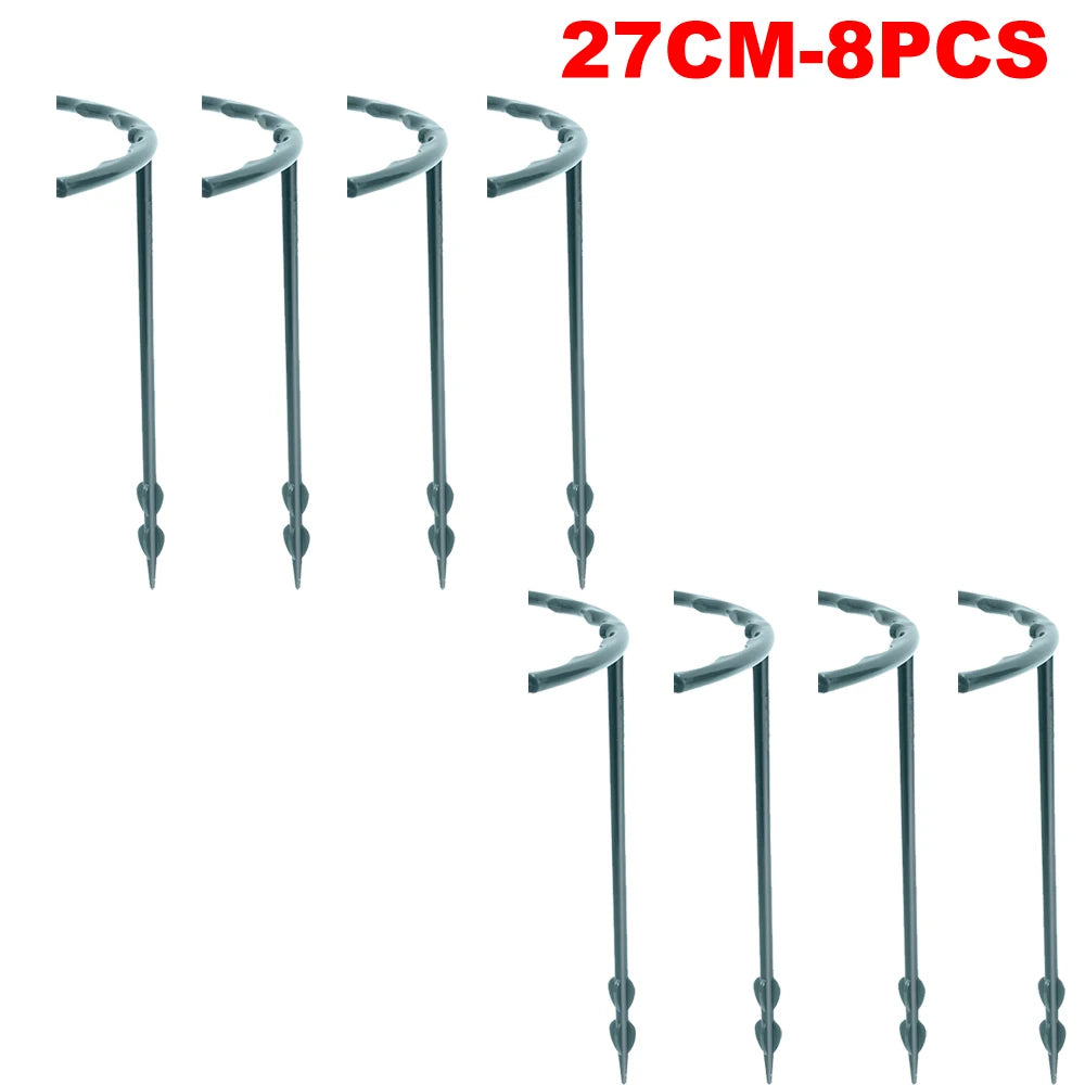 Plastic Plant Support Pile Frame Greenhouse Arrangement Semicircle Fixed Rod Indoor Flower Plant Vine Climbing Bracket