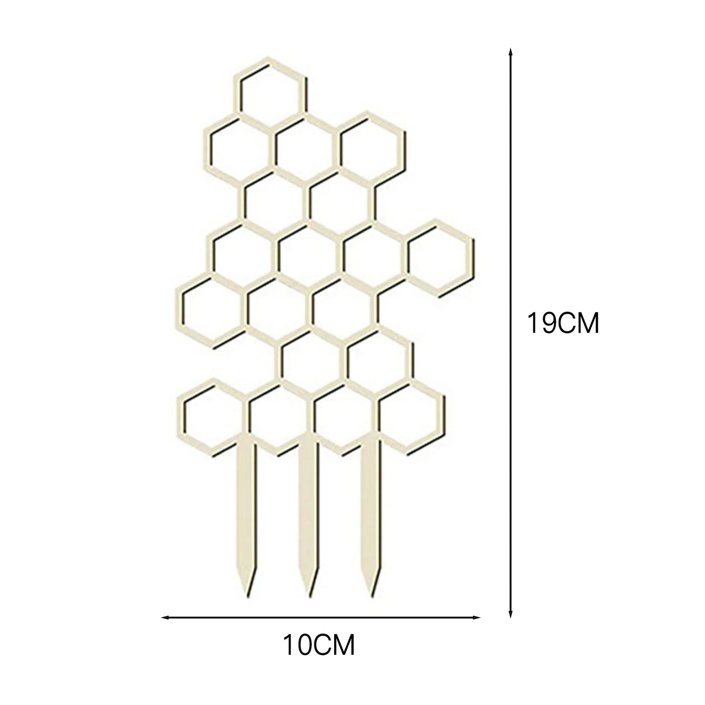 Honeycomb Shaped Plants Trellis Potted Plants Supporting DIY Frame for Indoor and Outdoor Plants Garden Planting Supporting Rack