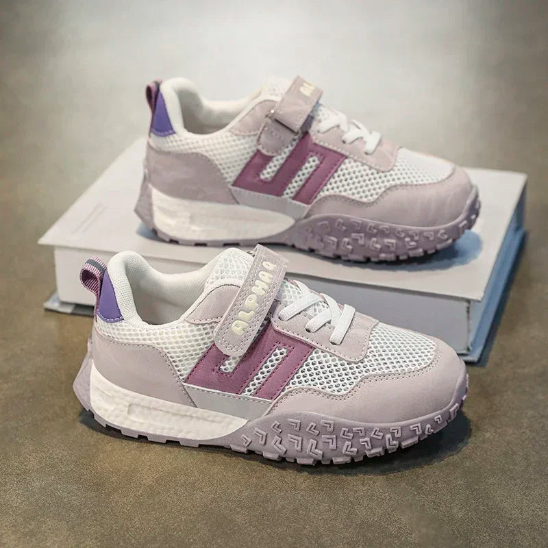 Mädchen Laufschuhe 2025 - Weiche Sohle Frühling Herbst Neuer Stil - Kinder Sport Sneakers Dad Style Casual Schuhe