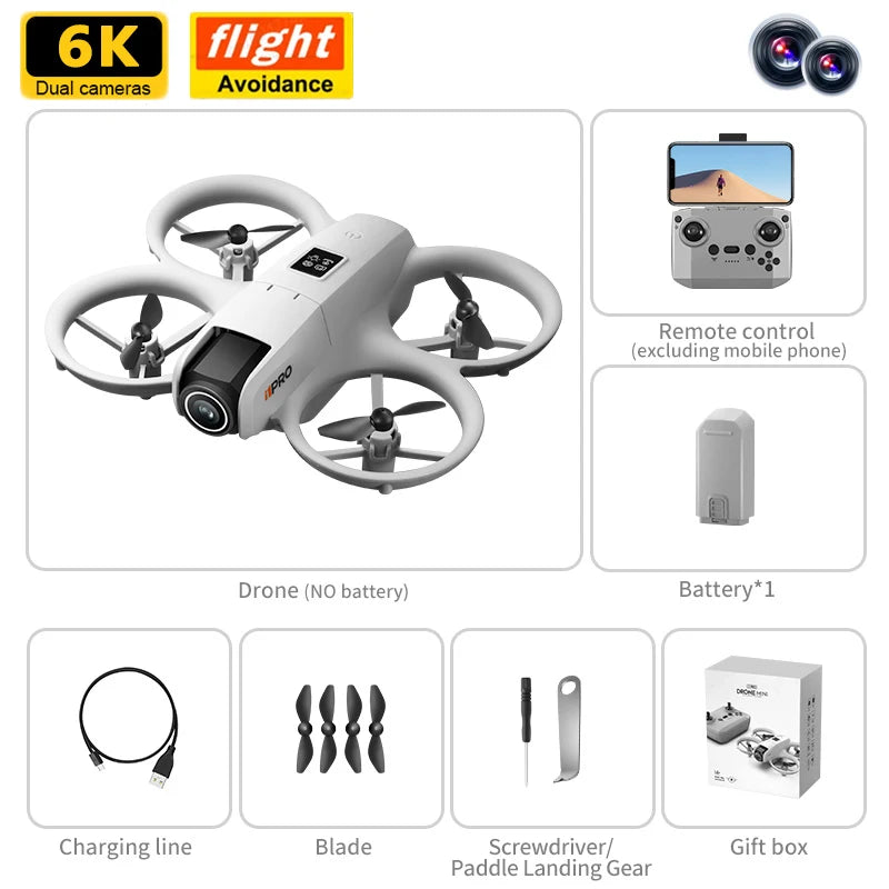 Drohne 2025: Xiaomi i1PRO 8K Aerial Photography - Dual Camera HD Foldable Five-side Obstacle Avoidance Collection