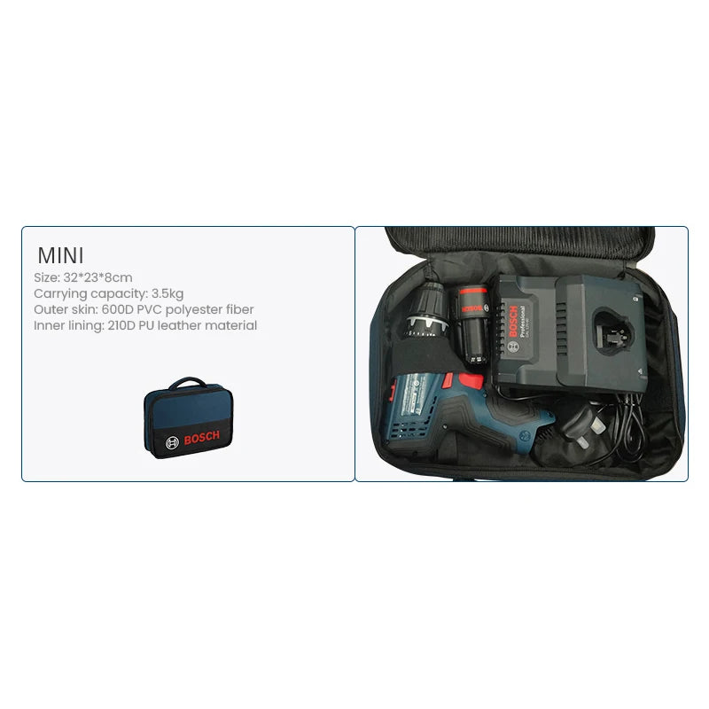 Aufbewahrungstasche BOSCH Marke Canvas Werkzeugtasche Große Kapazität Koffer Verschleißfest Wasserdicht Mehrzweck Hand Tasche Toolkit