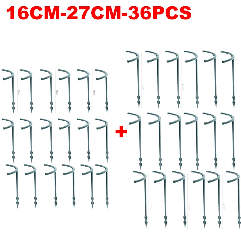 Plastic Plant Support Pile Frame Greenhouse Arrangement Semicircle Fixed Rod Indoor Flower Plant Vine Climbing Bracket