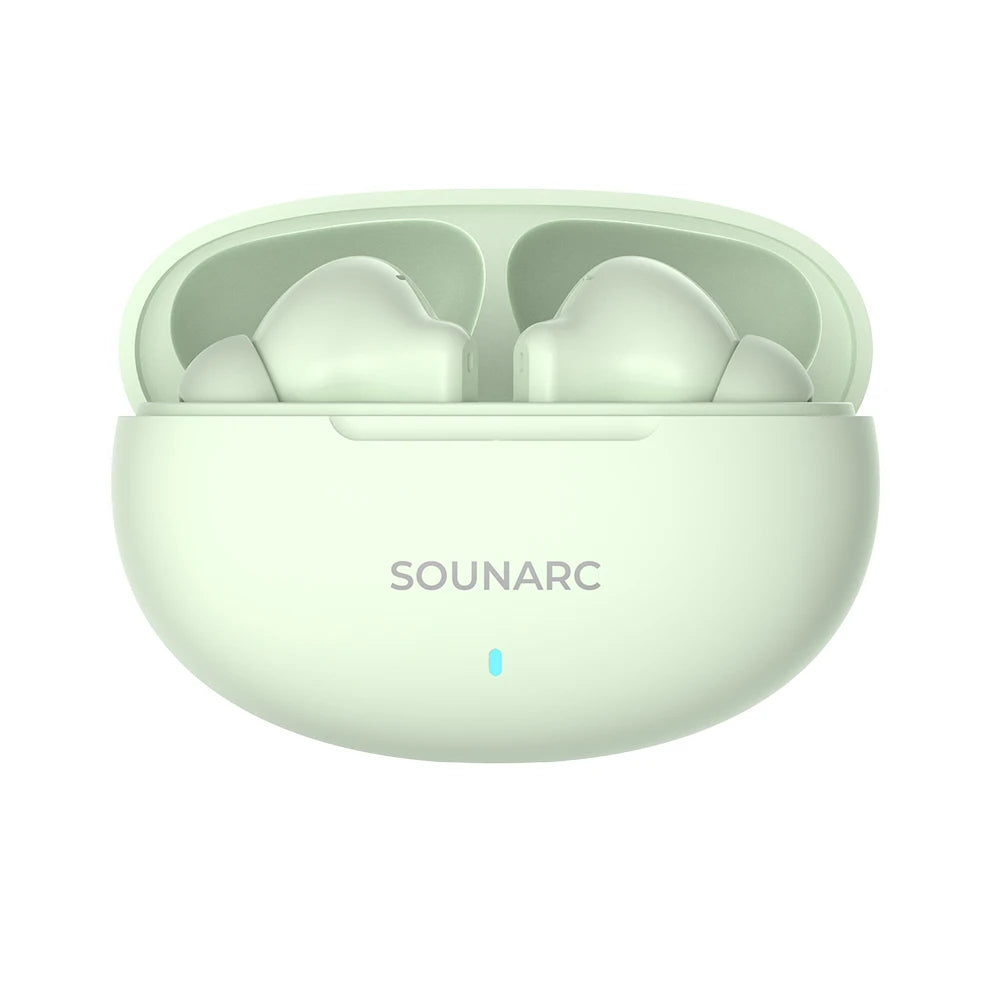 Bluetooth-Kopfhörer 2025: SOUNARC Q1 Earbuds 5.3 - 28h Playtime Crystal Clear Smart Touch Collection