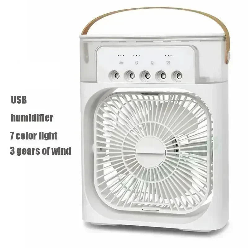Ventilator umidificator Kualool cu cinci orificii - 5V2A 10W compact