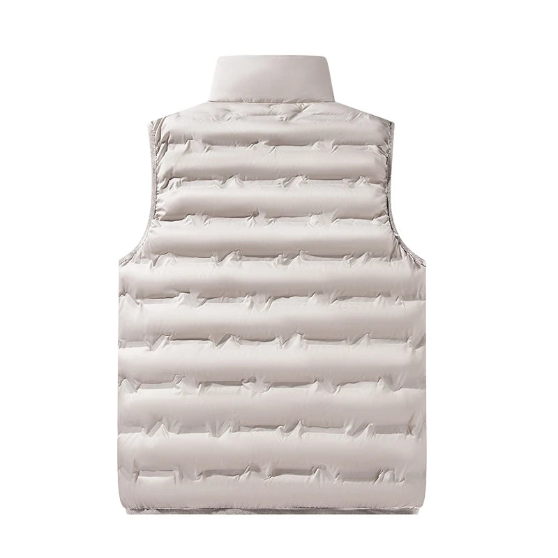 LzllttCN Winter Warme Weste - Ohne Kapuze Wasserabweisend Reißverschluss Taschen Größen Regular