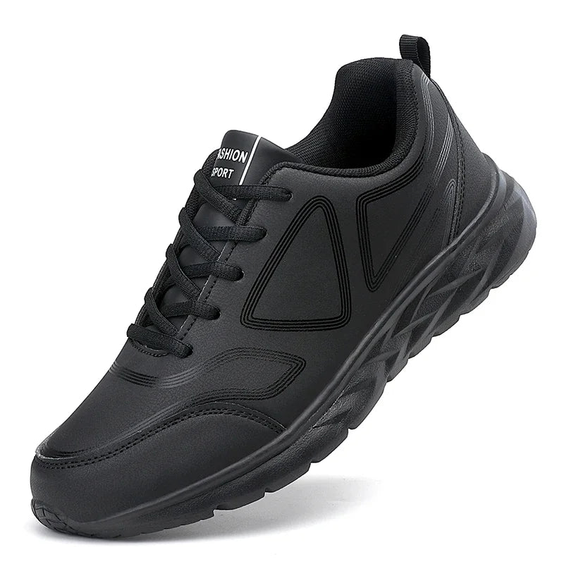 Sneakers Men Casual Shoes Comfotable Lightweight 2025 New Men High Quality Running Shoes Outdoor Waterproof Leather Sport Shoes
