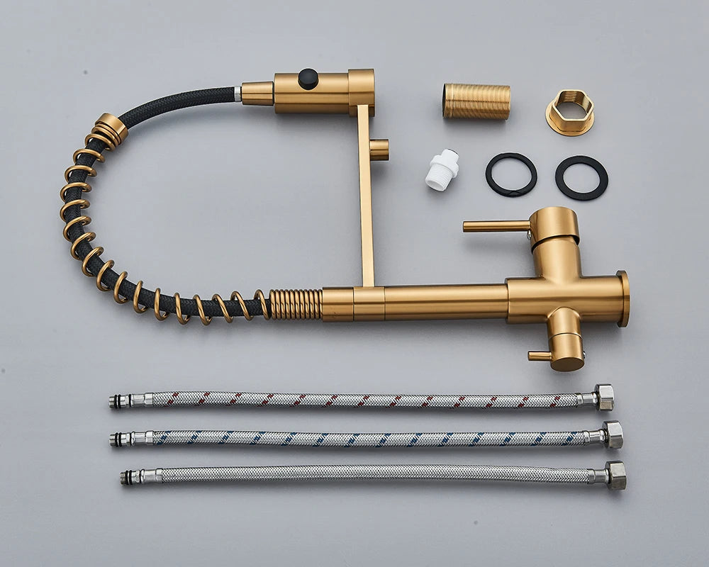 Schwarzer Gefilterter Küchen Wasserfilter