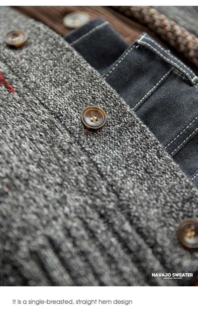 MADEN TW200 V-Neck Cardigan - Größe Oversized, Acryl