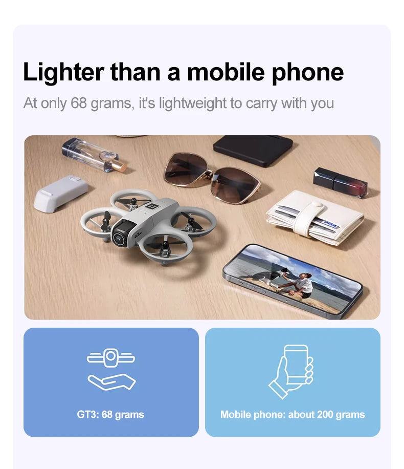 Drohne 2025: Xiaomi Original GT3 8K 5G GPS - Professional HD Aerial Photography Dual Camera Quadcopter Collection