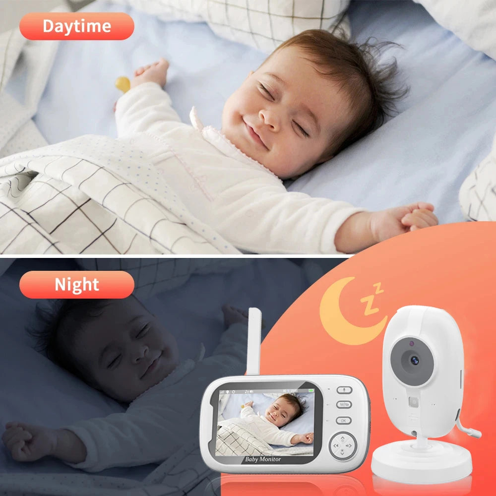 Baby-Monitor 2025: Cdycam 3.5" Wireless-Video - Night Vision Collection