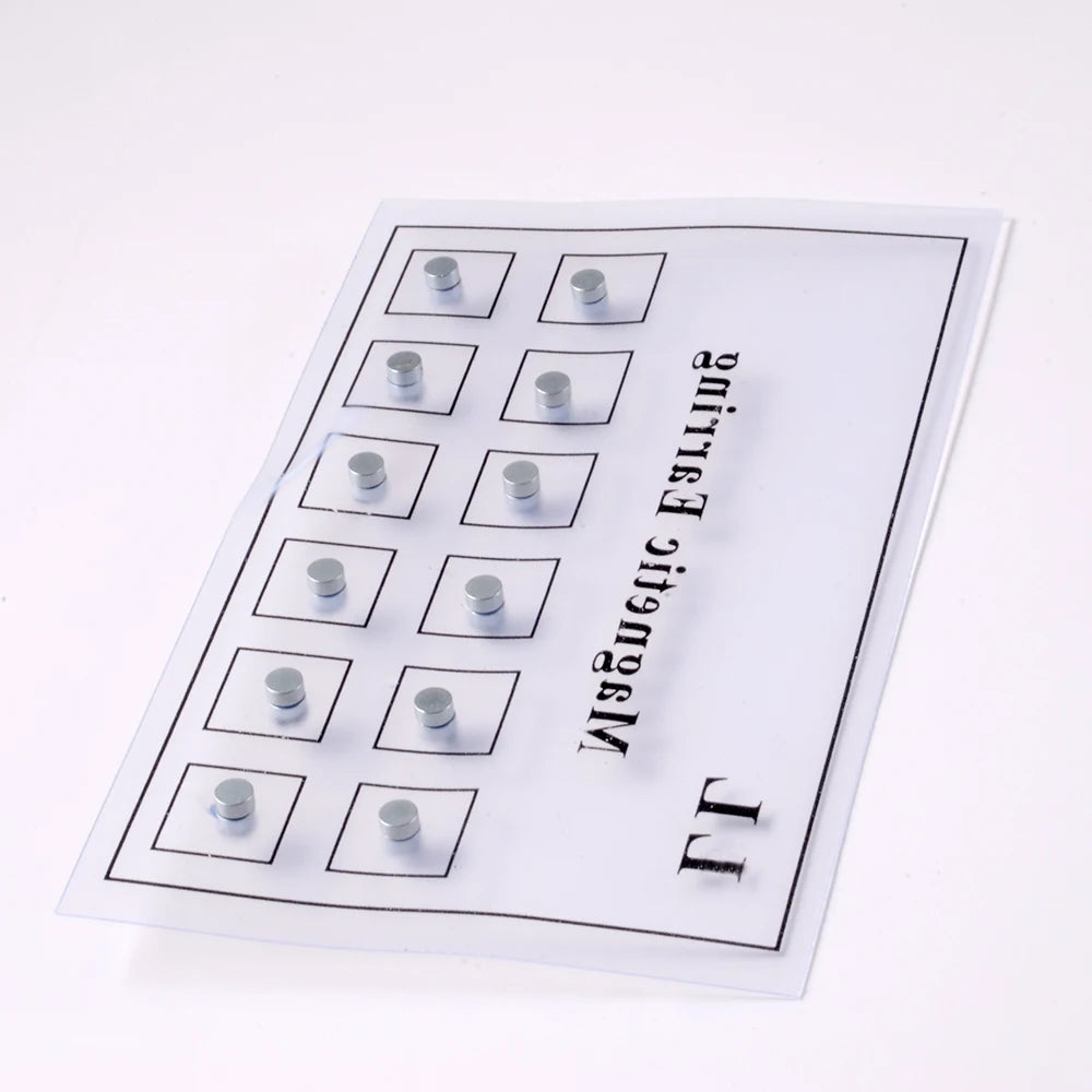 Set de 12 piercing-uri magnetice false Luna - fără piercing