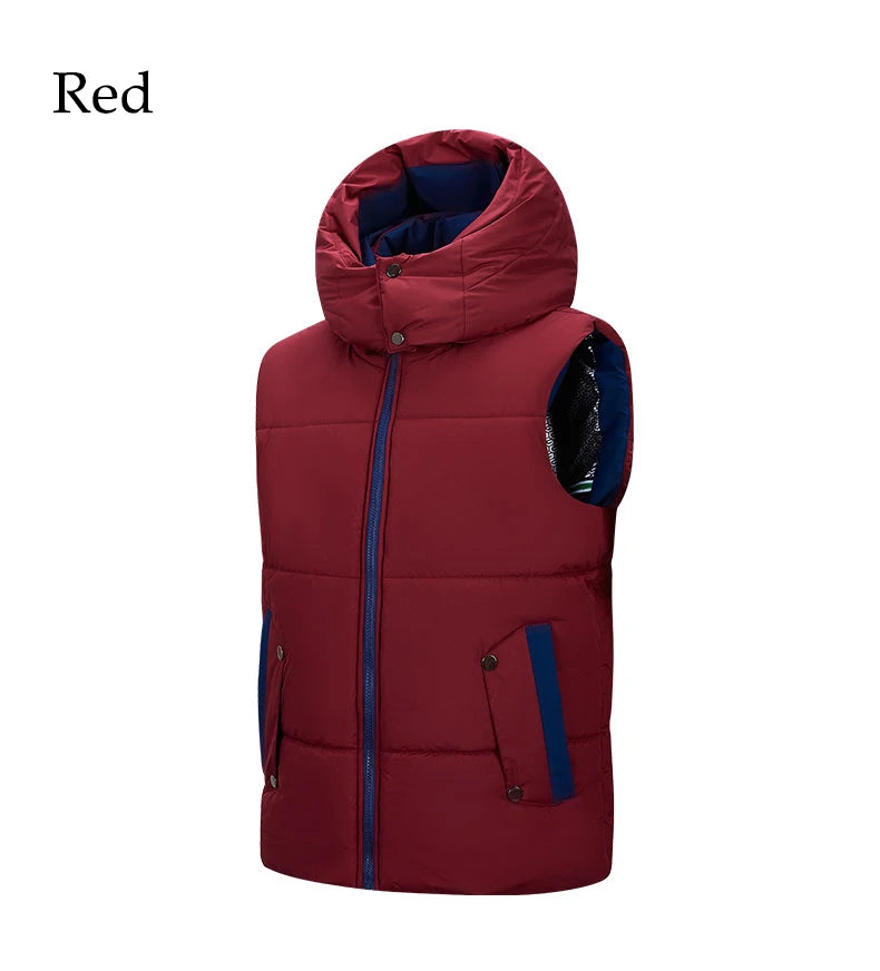 Ippolich Weste Winddicht - Kapuze, Gr. L, Polyester