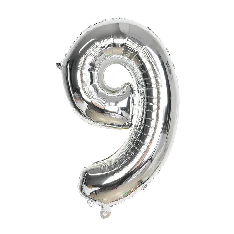 YONGSNOW 32Zoll Zahlenballon - Aluminiumfolie Rosegold