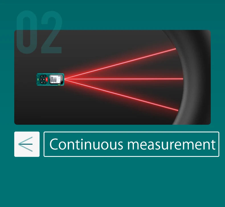 INKERSI Laser Rangefinder Digital Tape Measure 40M/70M/120m