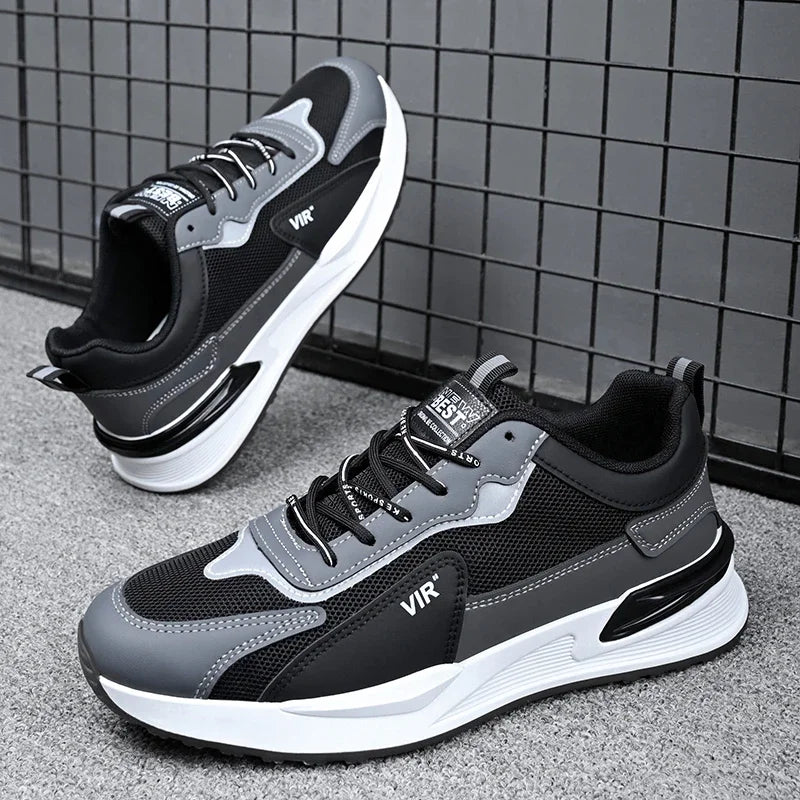 Men Shoes 2024 New Fashion Sneakers for Men Leather Shoes Comfort Lightweight Casual Shoes Outdoor WalkingFootwear