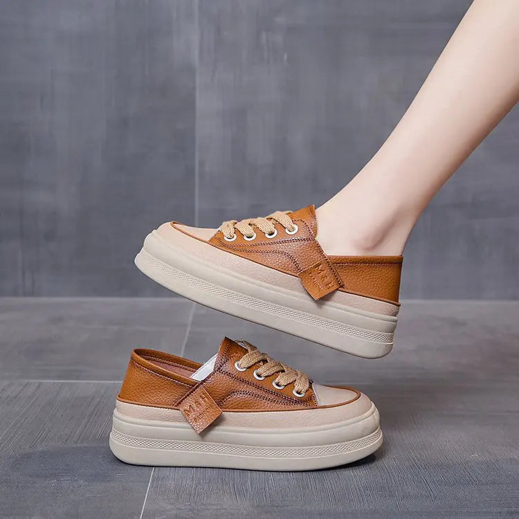 UXST JY100 Bequeme Plateausneaker - Größengetreu 1-3cm