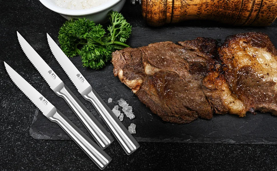 Seiko Steakmesser Set Scharfe Klinge - 4/6/8 Stück 20cm