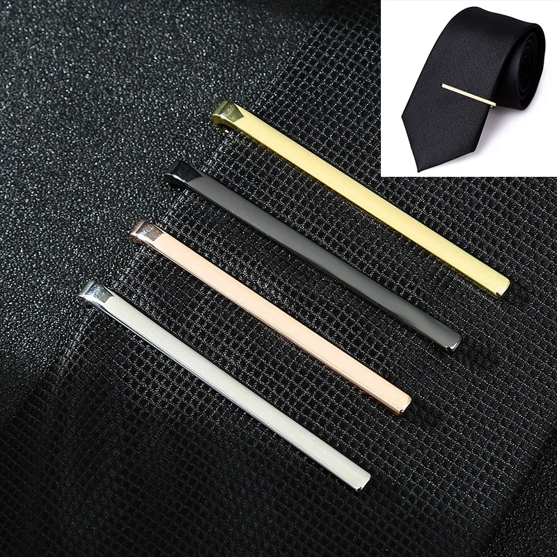 Neuer Fashion-Mens-Tie-Clips-Metal-Necktie-Daily-Business-Wedding-Ceremony-Tie-Clip-Pin-Mens-Fashion-Party-Jewelry-Accessories-Gif