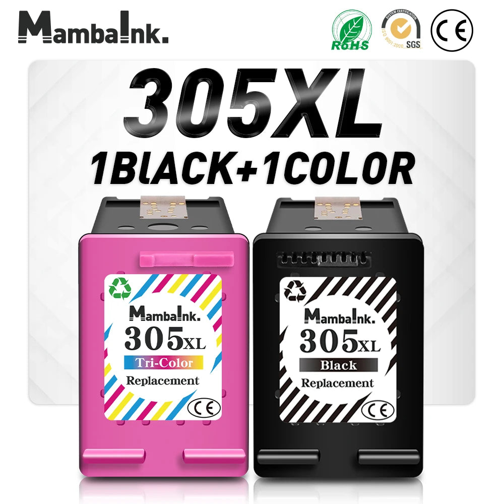 Mambalnk Remanufactured For HP 305 XL Ink Cartridges For HP Deskjet Series 2700 Envy Series 4200 6020 6030 6400 6430