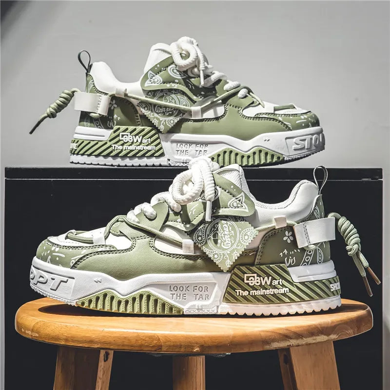 Zapatillas De Hombre Fashion Spring Casual Shoes Mesh Sport Sneakers Breathable Outdoor Branded Men Sports Shoes 2024 - Golden Bridge Store