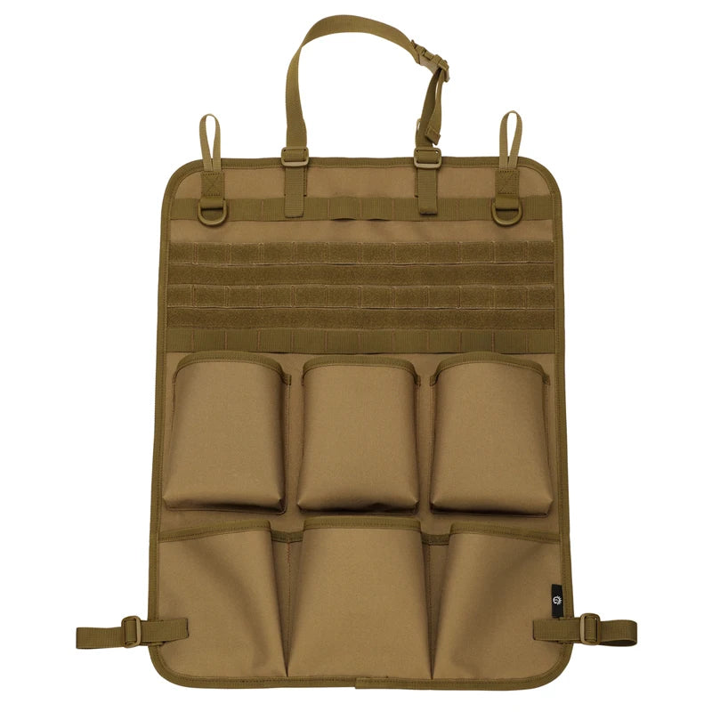 Organizer samochodowy, torba do przechowywania na oparcie fotela, wielofunkcyjna torba wisząca w kamuflażu, kieszeń do przechowywania w samochodzie, akcesoria wewnętrzne, 1 sztuka