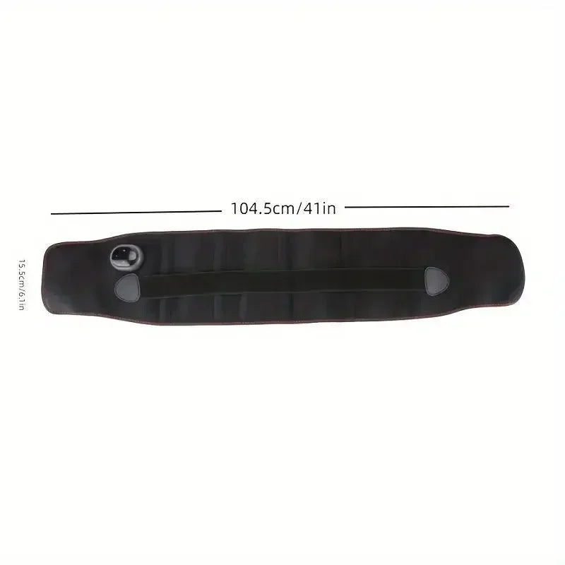 Electric Heating Waist Massager, Portable Graphene TYPE-C Heating Belt, Multi-gear Adjustment Waist Shock Massage Device
