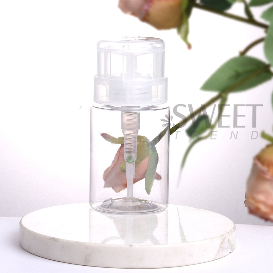 SWEET TREND Pressflasche Nachfüllbar - 100ml Klar Plastik
