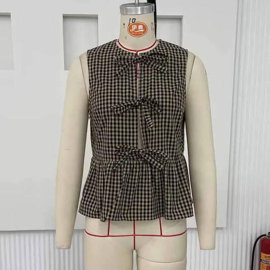 Femei cu nod în față, peplum, maiouri, Y2K, fără mâneci, cu dantelă, tiv cu volane, babydoll, vestă, cămăși, drăguț de vară, pentru ieșiri, topuri scurte
