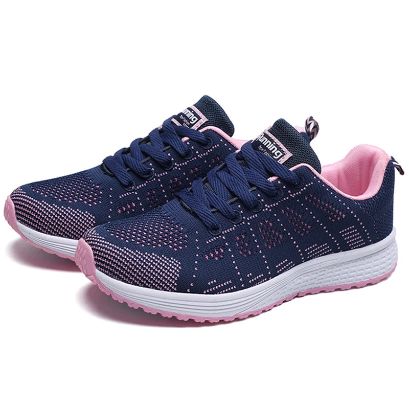 Women's Sneaker Fashion 2025 New Breathable Shoes Women Vulcanized Sneaker Woman Lace Up Tenis Feminino Sneakers For Women