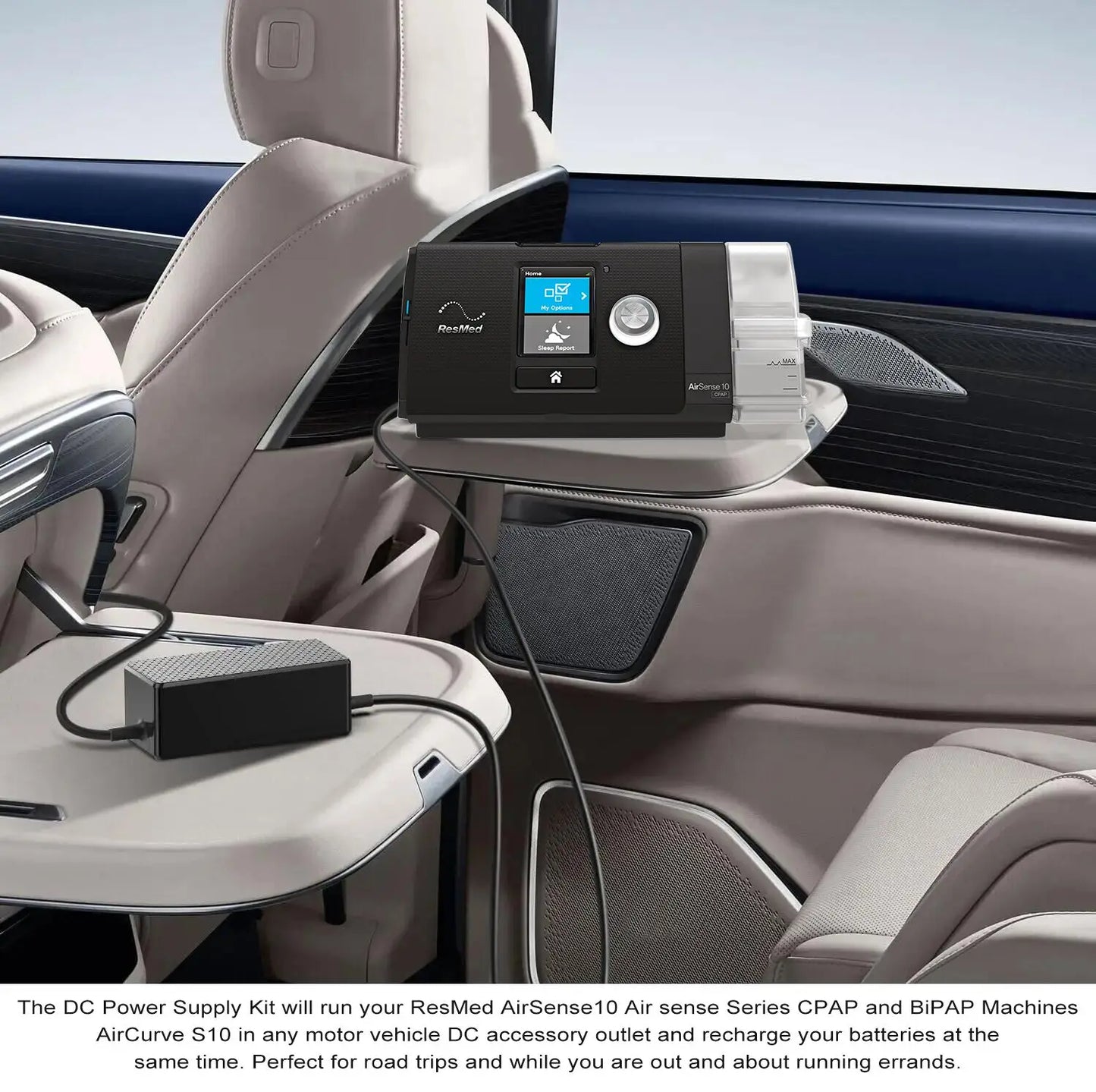 CPAP-Netzteil 2025 - KFD 24V 3.75A USB-C ResMed AirSense S10 AirCurve 10 - Medizinisches Ladegerät Auto-Kompatibel