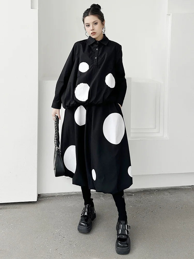 EAM 1DH9366 Unregelmäßiges Hemd-Rock Set - Größe XL